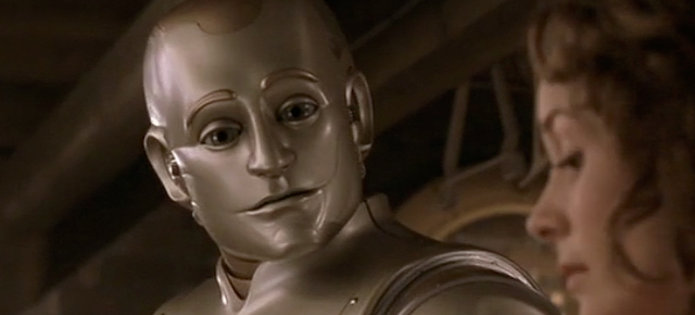 A screenshot from Bicentennial Man (1999) starring Robin Williams