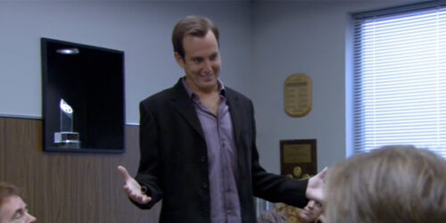 Gob Bluth in Arrested Development, played by Will Arnett