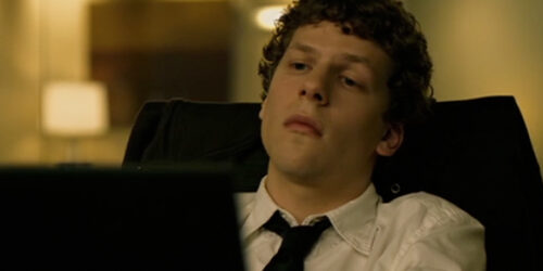 Jesse Eisenberg as Mark Zuckerberg in The Social Network (2010)